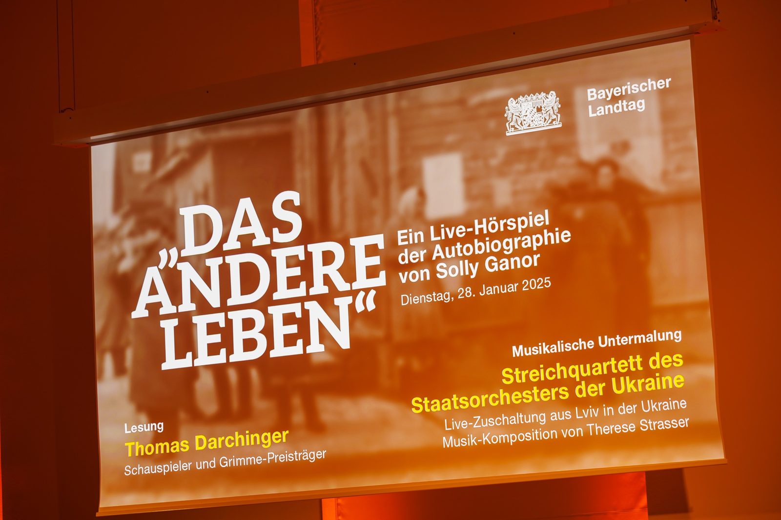 DAS ANDERE LEBEN im Bayerischen Landtag, 28. Januar 2025
