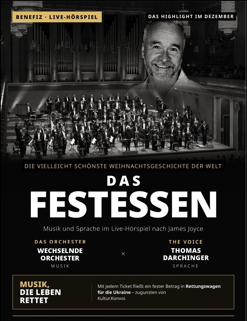 Plakat DAS FESTESSEN